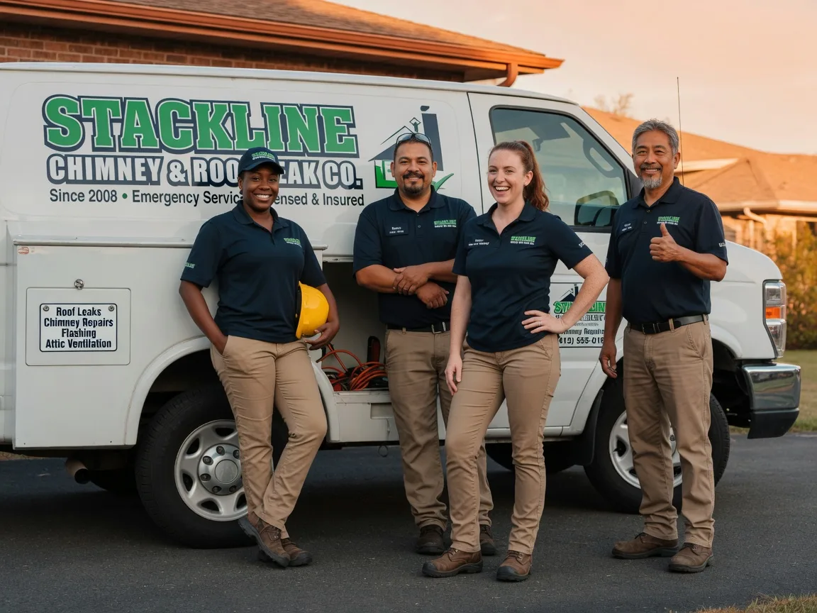 Chimney flashing repair company in Brunswick, NC